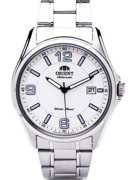 Orient 42mm Sentinel Automatic Watch with White Dial and Stainless Steel Bracelet #ER2D008W
