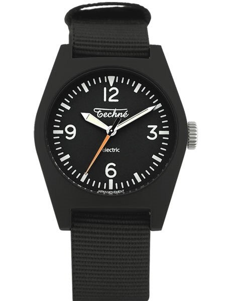 Techne Hummingbird Watch with Dyed Bead-Blasted Titanium Case #222.113