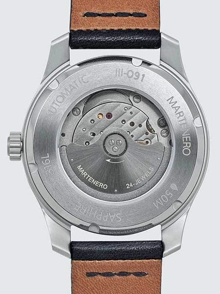 Martenero Kerrison Automatic Watch with Black Dial, Sapphire Crystal #KER004