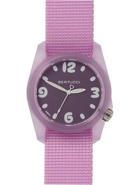 Bertucci Women's Comet Ultra Violet Resin Watch, Matching Nylon Strap and Dial - 11036
