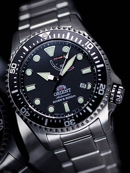 Orient Neptune Dive Watch with Power Reserve and AR Sapphire Crystal #RA-EL0001B00A