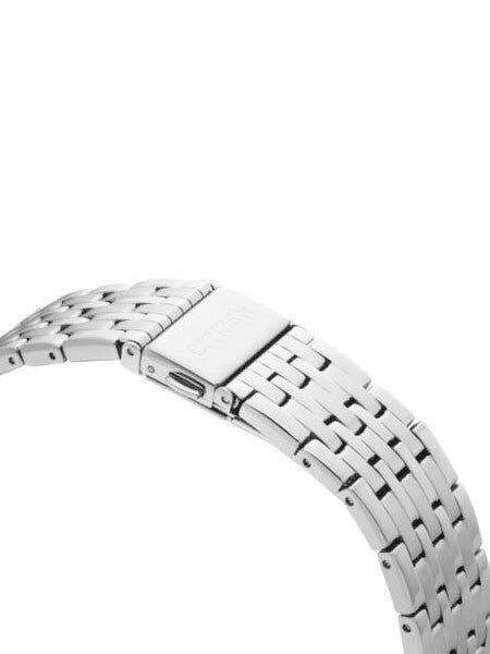 Citizen Quartz Dress Watch with Vibrant Black Dial and SS Bracelet #BI5000-87E