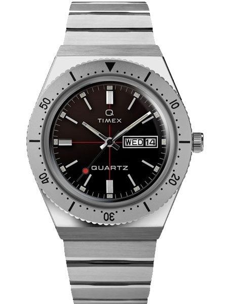 Todd Synder Timex Q Reissue of 1970's 38mm Stainless Steel Bracelet Watch #TW2T95500JR