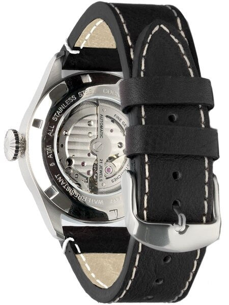 Junkers Cockpit Series Automatic Watch with Diamond Cut Crown #6150-2
