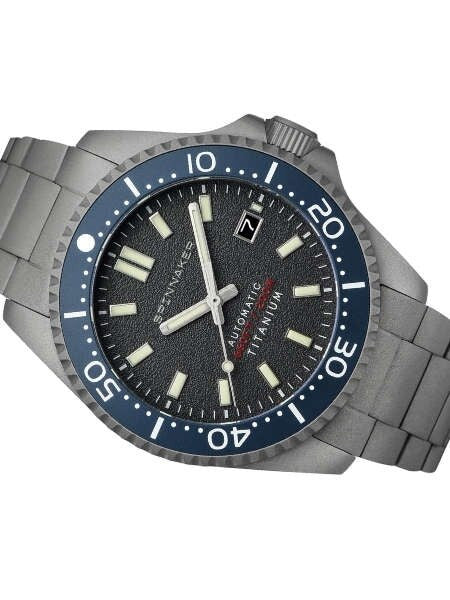 Spinnaker Tesei Titanium Automatic 200 Meter Dive Watch With Dark Grey Dial SP-5084-44