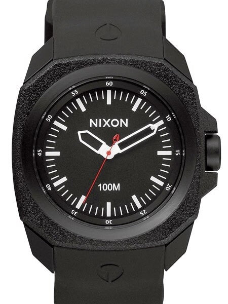 Nixon Ruckus Watch with 41mm Polycarbonate Case, White Hands and Markers #A349-001