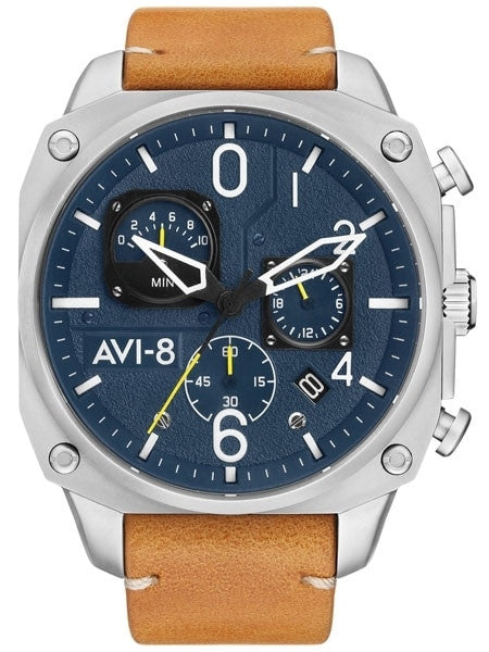AVI-8 Hawker Hunter Retrograde Aviator Chronograph Watch #AV-4052-07