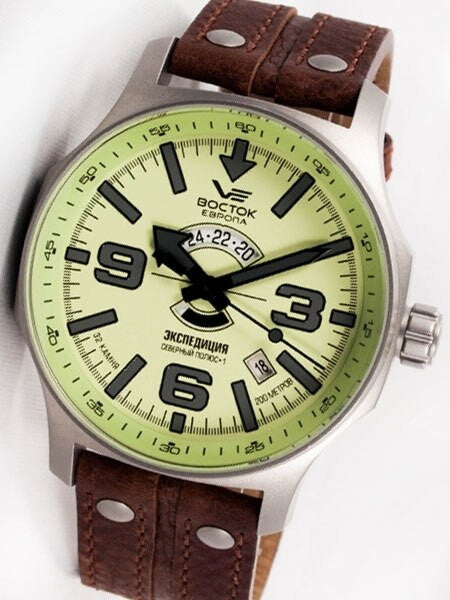 Vostok-Europe Expedition North Pole-1 Automatic Watch with 24-hour Sub-Dial #5955225
