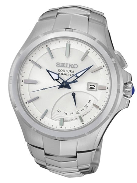 Seiko Coutura Kinetic Watch with 43mm Case and Matching Bracelet #SRN063