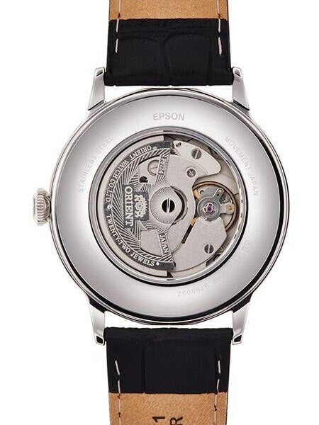 Orient 5th-Gen Automatic Dress Watch with White Dial, Arabic Numerals #RA-AC0003S10A
