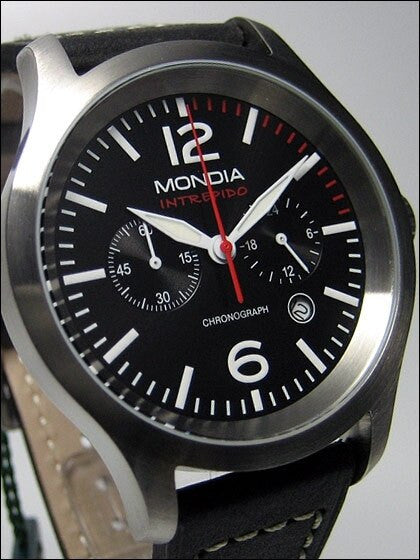 Mondia Intrepido Sport Chronograph Watch with 24-Hour Sub-Dial, 42mm Case #1-669-1