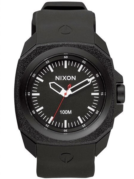 Nixon Ruckus Watch with 41mm Polycarbonate Case, White Hands and Markers #A349-001