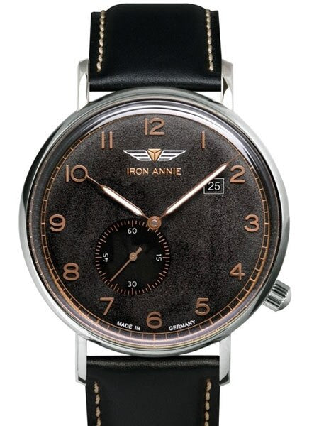 Iron Annie Amazonas Impression Swiss Quartz Dress Watch with Small Seconds, Date #5934-2