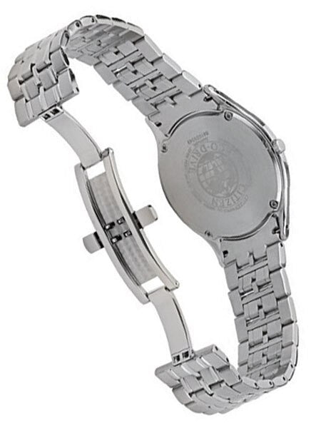 Citizen Ultra-Thin Stiletto Eco-Drive Dress Watch with Black Dial and Sapphire Crystal #AR0071-59E