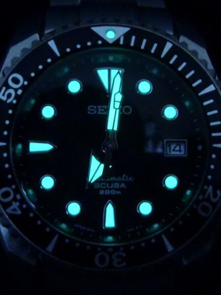 Seiko Shogun Prospex Automatic Dive Watch with Dia-Shield Titanium Case and Bracelet #SBDC007