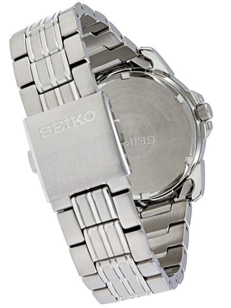 Seiko Core Series Solar Watch with 40mm Stainless Steel Case and Bracelet #SNE093