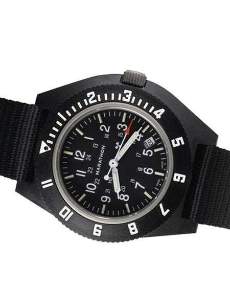 Marathon Swiss Quartz Navigator Pilot Watch with sapphire crystal