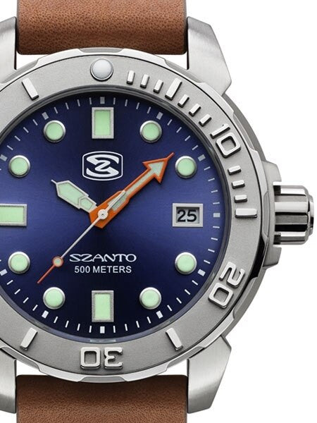 Szanto 47mm Stainless Steel, 500 Meter Quartz Dive Watch #5103