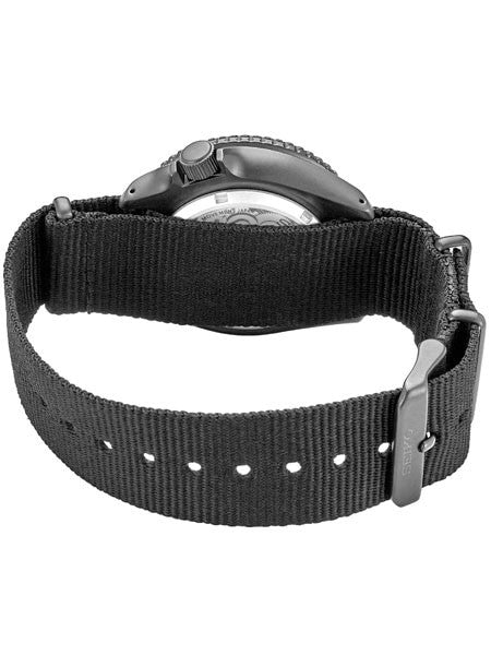 Seiko 5 Sports 24-Jewel Automatic Watch with Black Dial and Black PVD Case #SRPD79