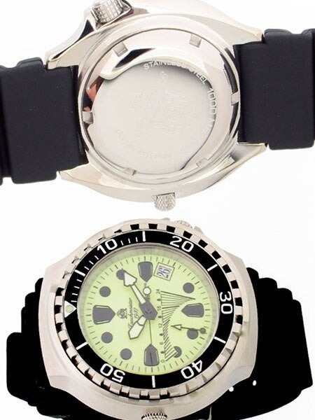 Tauchmeister T0104 XL Dive GMT Watch with Helium Release Valve