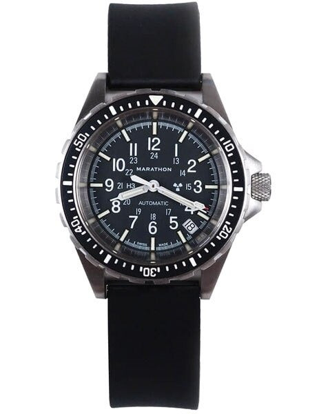 Scratch and Dent - Marathon Swiss Made, (Medium) GSAR Automatic Military Divers Watch with Sapphire Crystal #WW194026