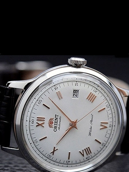 Orient Automatic Dress Watch with White Dial, Roman Numeral Markers #ER2400BW