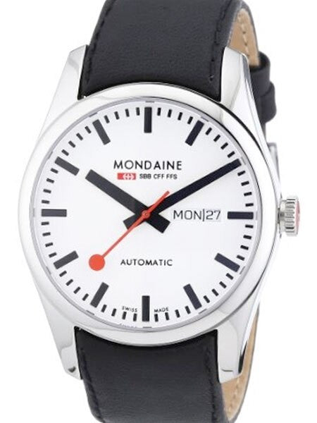 Mondaine Retro Swiss Automatic Watch with 42mm Case, Sapphire Crystal #A135-30345-11SBB