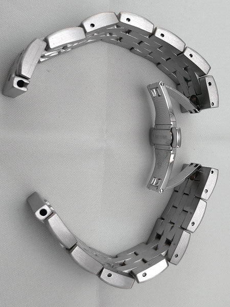 Laco Stainless Steel Bracelet with Push-Button Butterfly Clasp #401881 - 22 mm