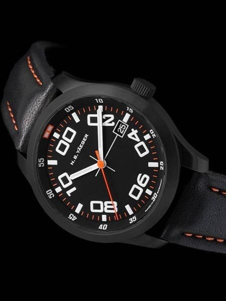 NB Yaeger Swiss Automatic Pilot Watch with Sapphire Crystal #DELTA-PVD-C2