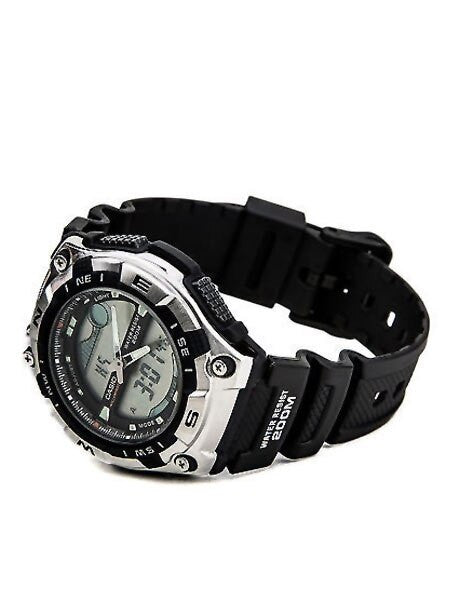 Casio Analog-Digital Sports Chrongraph Watch with Tide Graph, Moonphase #AQW100-1AV