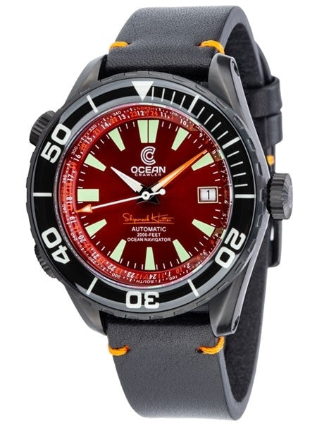 Ocean Crawler Ocean Navigator Swiss Automatic with Titanium Case,  AR Sapphire Crystal #CD-420