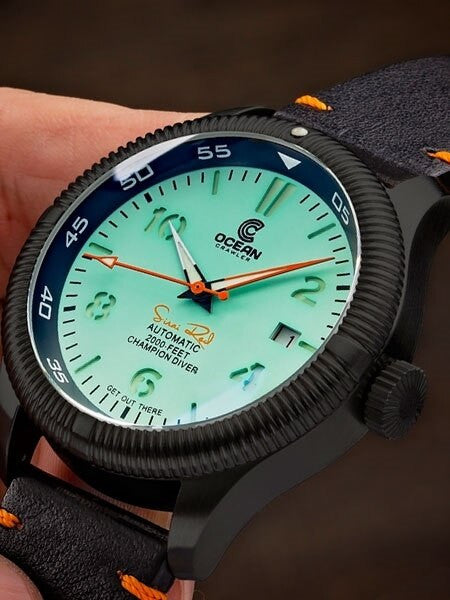 Ocean Crawler Champion Diver Swiss Automatic Watch with AR Sapphire Crystal #CD-230