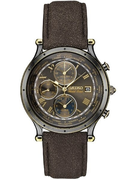 Seiko Age of Discovery, Limited Edition World Time Alarm Watch #SPL062