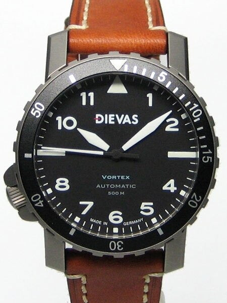 DIEVAS German Made Vortex Tactical Watch with Swiss ETA, Hirsch Liberty Strap 1