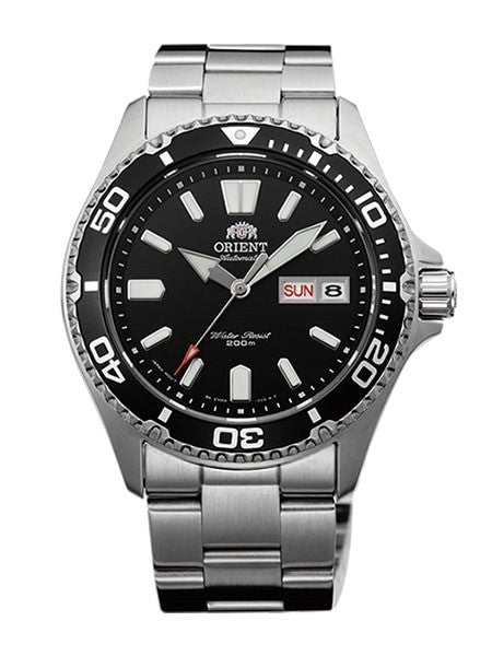 Orient USA II Black Dial Automatic Dive Watch with Sapphire Crystal #AA0200AB