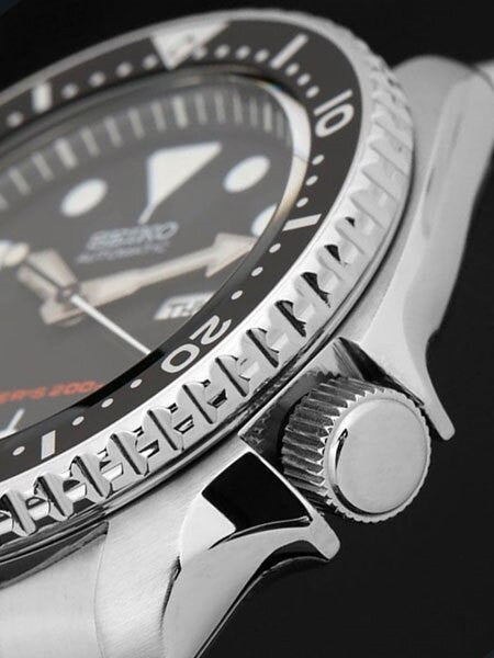 Seiko Automatic Dive Watch with Stainless Steel Bracelet #SKX007K2