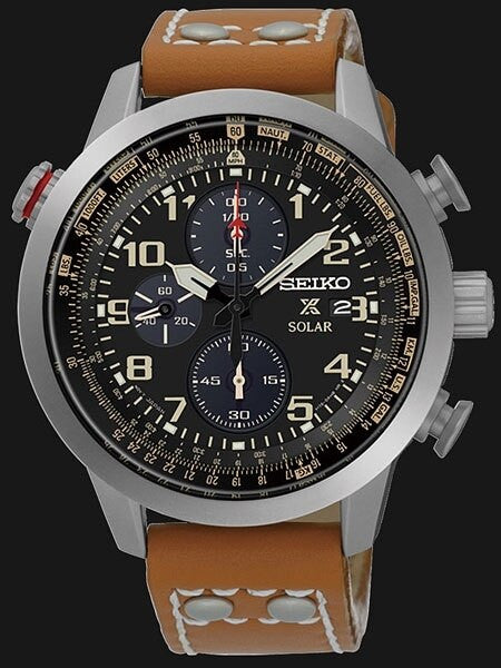 Seiko Prospex Solar Powered Chronograph with 60-Minute Stopwatch #SSC421P1