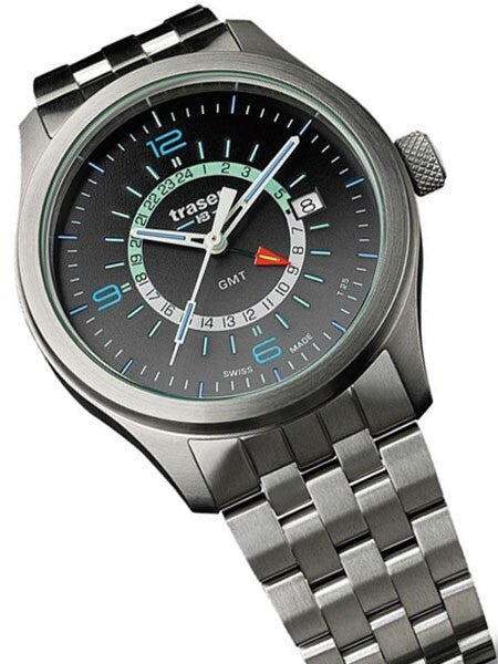 Traser P59 Aurora GMT, Dual-Time Watch with an Anti-Reflective Sapphire Crystal #107232