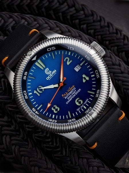 Ocean Crawler Champion Diver Swiss Automatic Watch with AR Sapphire Crystal #CD-223