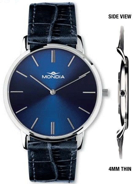 Mondia Classic Ultra-Thin Dress Watch with Sapphire Crystal #1-692-4