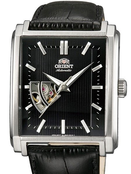 Orient Producer Automatic Dress Watch with Open-Heart, Pinstriped Dial #DBAD004B