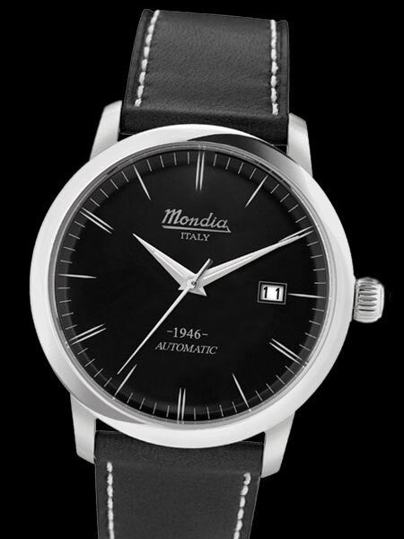 Mondia 1946 Heritage Automatic Watch with Black Dial #MI773SS-03BK-CP