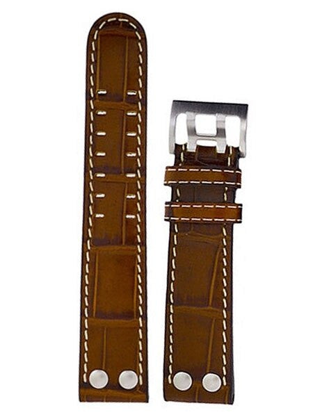 Di-Modell Venezuela Aviator Style Alligator Grain Leather Watch Strap #122018