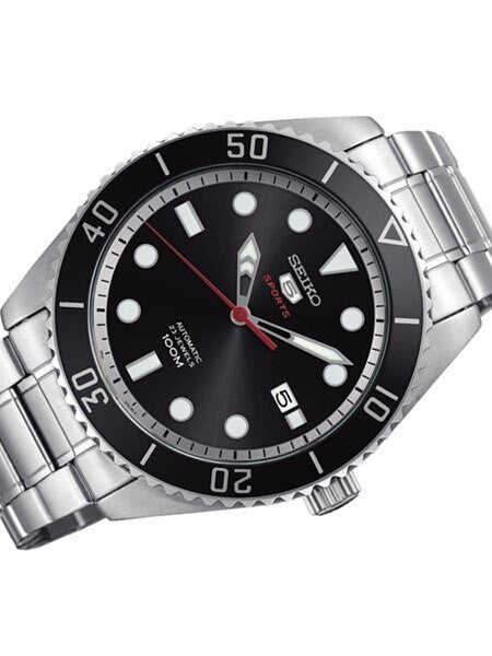 Seiko 44mm Sports 5, 4R35 Automatic Watch with Date Window #SRPB91J1