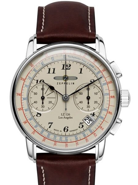 Graf Zeppelin LZ 126 Los Angeles Quartz Chronograph Watch #7614-5