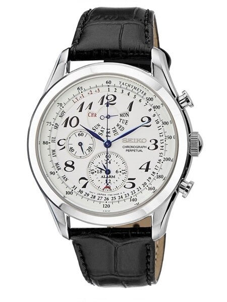 Seiko Neo Classic Chronograph with Perpetual Calendar, Alarm #SPC131P1