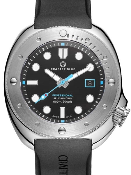 Crafter Blue Swiss Made 600-Meter Hyperion Ocean Diver with Swiss Automatic Movement  #HOSS001B-R