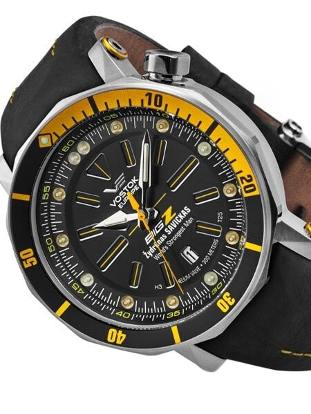 Vostok-Europe BIG Z Automatic 300 Meter Dive Watch with Tritium Tubes #6205344