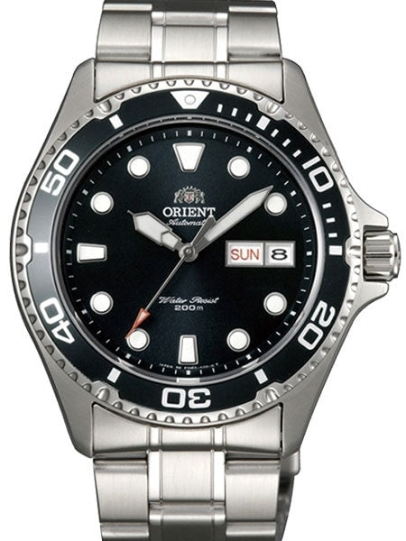 Custom Modded Orient Ray II Black Dial Automatic Dive Watch