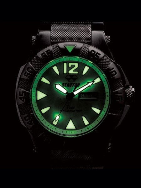 Reactor Gamma SS 300 Meter Dive Watch with SuperLuminova Illumination and Stainless Steel Case #53003